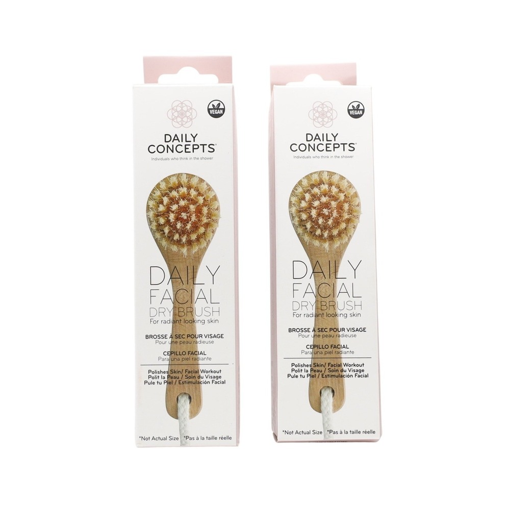 Daily Concepts - Daily Facial Dry Brush - Set of 2